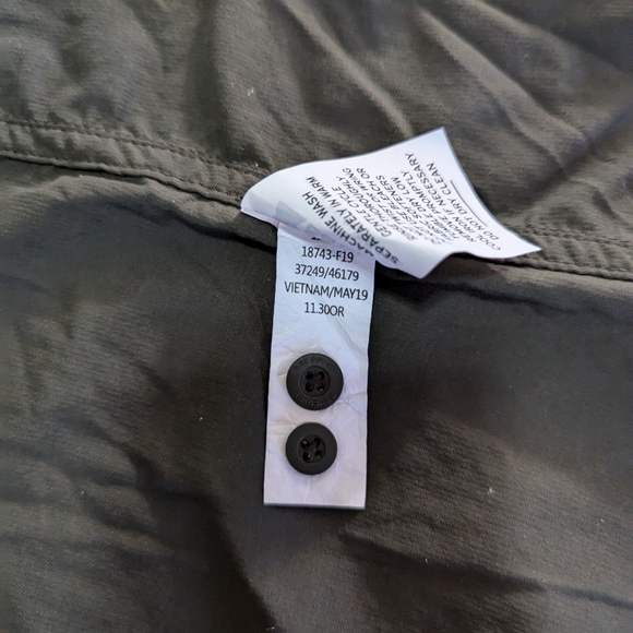 REI Olive Green Button Down Shirt Size XS - Picture 3 of 12